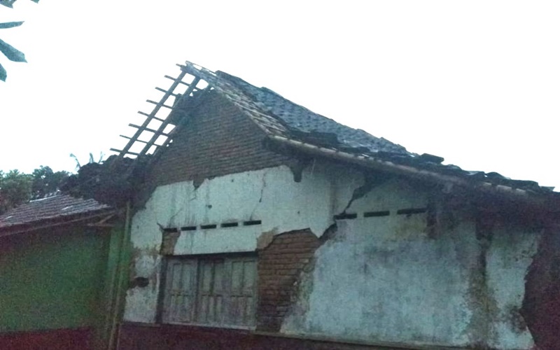 Kondisi rumah warga Sleman
