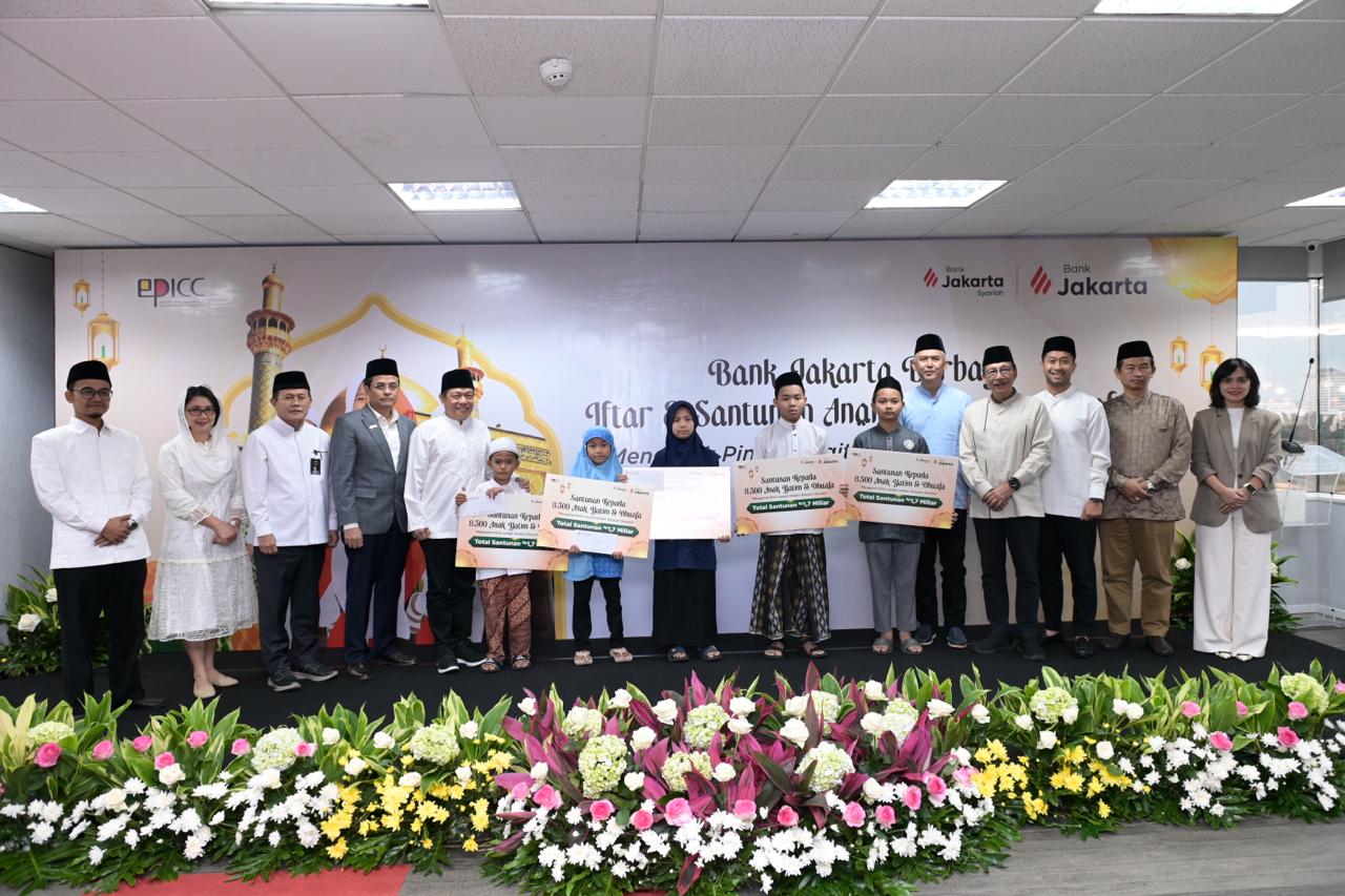 Bank Jakarta Berikan Santunan Rp 1,7 Miliar untuk 8.500 Anak Yatim dan Duafa