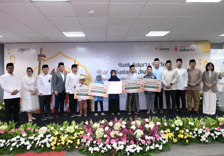 Bank Jakarta Berikan Santunan Rp 1,7 Miliar untuk 8.500 Anak Yatim dan Duafa