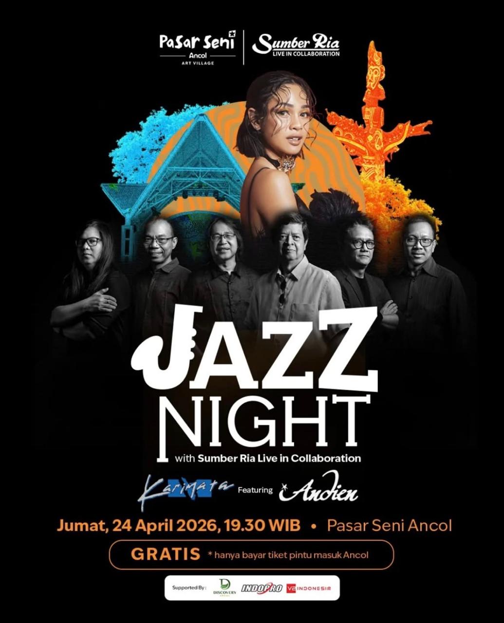 Pasar Seni Ancol Gelar Jazz Night Jumat (24/4) Malam