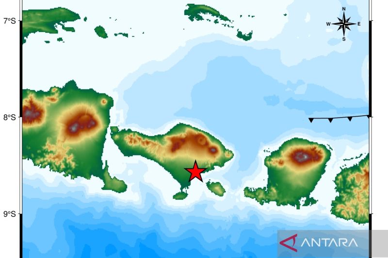 Gempa Bumi Magnitudo 4,8 Guncang Gianyar Bali, Warga Lari Keluar Rumah