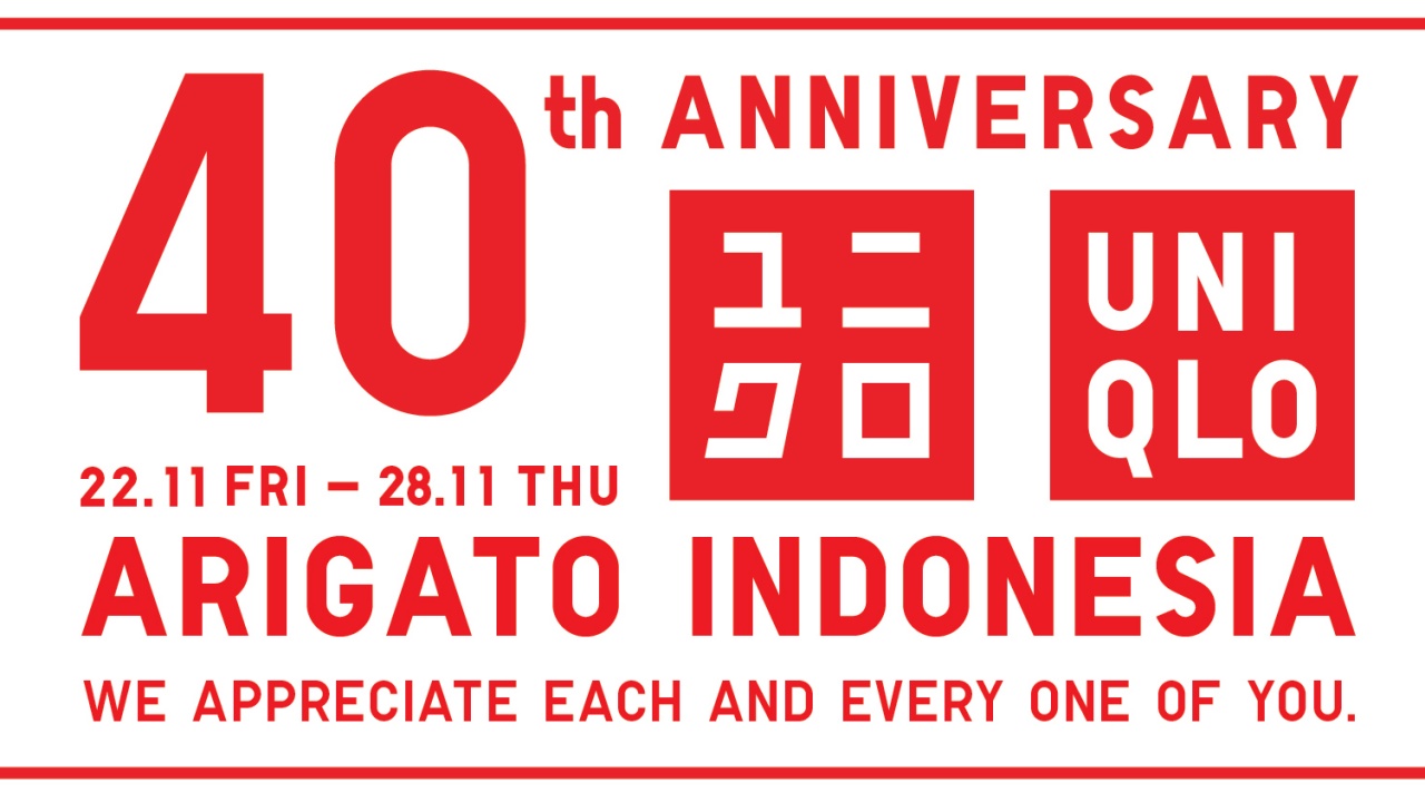 UNIQLO Kembali Gelar 'ARIGATO INDONESIA', Ada Promo dan Koleksi Spesial
