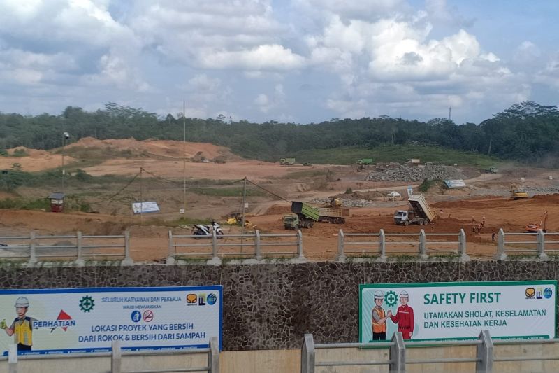 Pembangunan Bendungan IKN Nusantara Rampung di Maret 2023