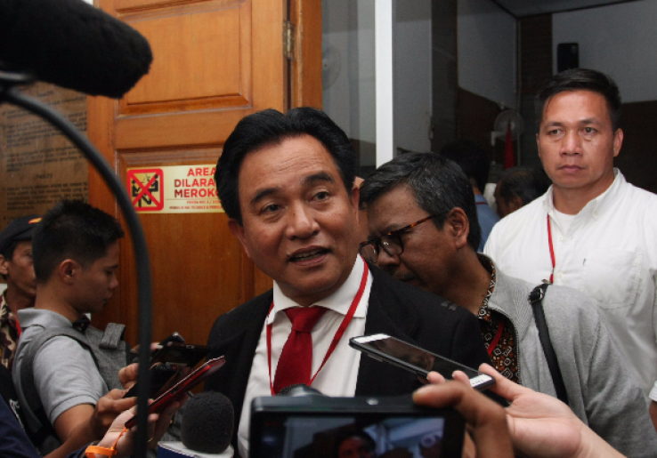 Yusril Ihza Mahendra Kecewa Praperadilan Eddy Rumpoko Ditolak