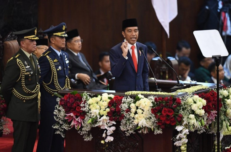 Pidato Perdana Jokowi Usai Dilantik Jadi Presiden Periode 2019-2024