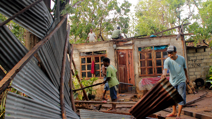 Ratusan Rumah Rusak di Kupang Diterjang Puting Beliung   