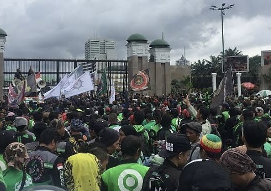 Tuntut Legal Standing, Driver Ojol Se-Jabodetabek Demo Besar-Besaran, Kamis (29/8)