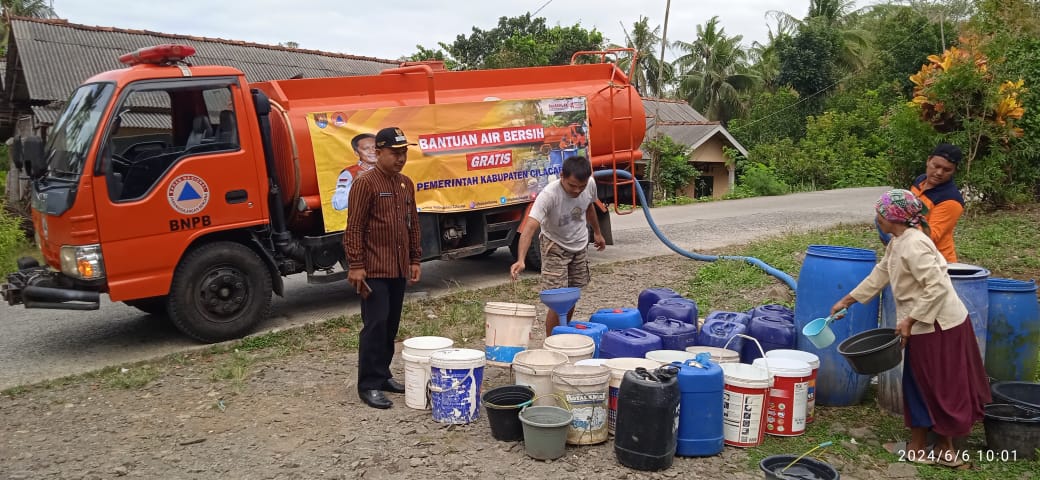 Cilacap Mulai Dilanda Kekeringan, BNPB Distribusikan Air Bersih