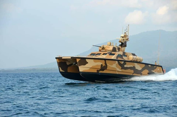 Tank Boat Antasena Jadi Kapal Tempur Pertama di Dunia Buatan Indonesia