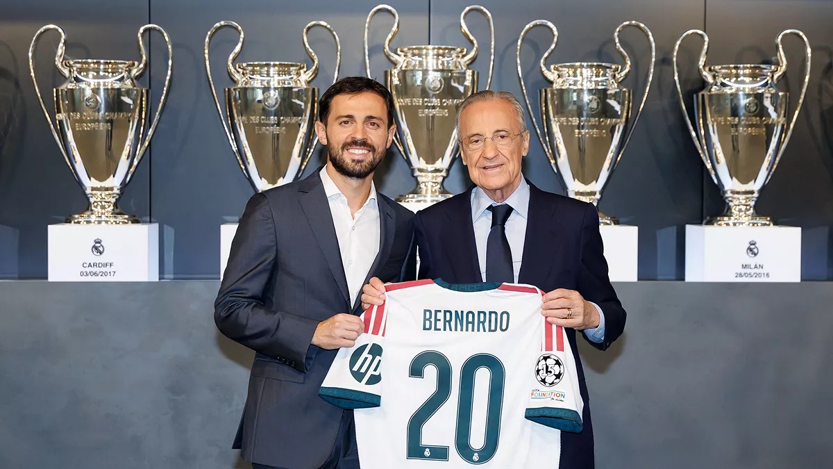 Resmi Pakai Nomor 20, Bernardo Silva Janjikan Trofi Liga Champions ke-16 Real Madrid