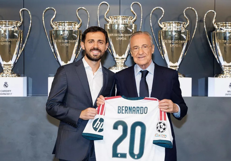 Resmi Pakai Nomor 20, Bernardo Silva Janjikan Trofi Liga Champions ke-16 Real Madrid