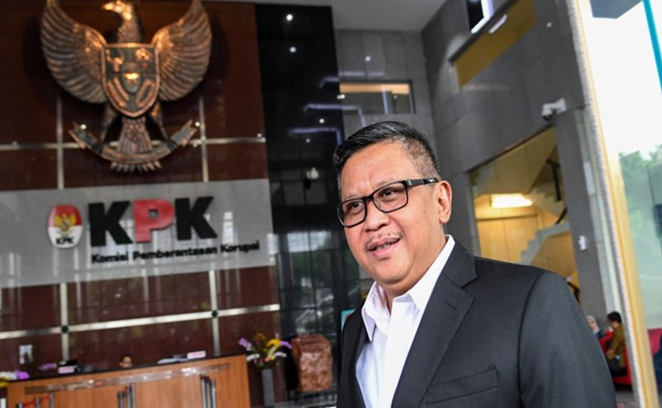 Usai diperiksa KPK Hasto malah puji Harun Masiku sebagai kader PDIP yang terbaik