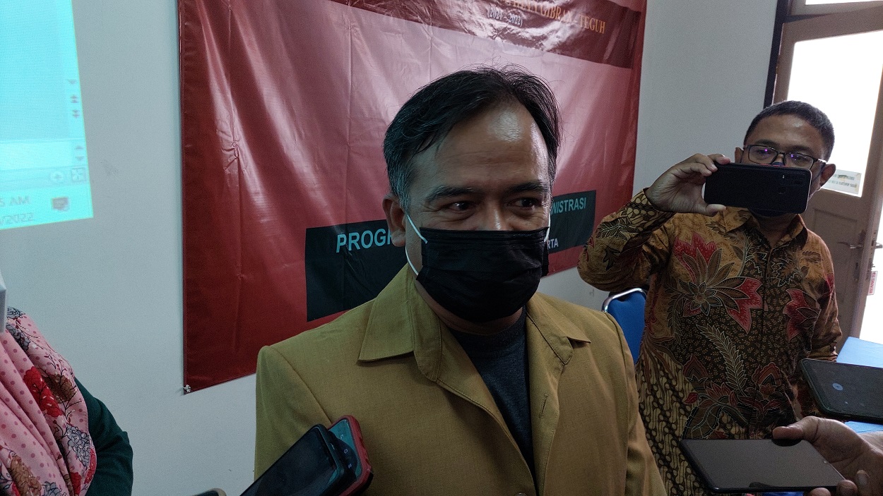 Ketua Prodi MAP Unisri Suwardi. (MP/Ismail)