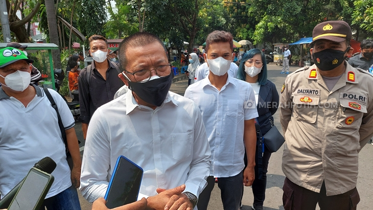 Dirjen Pembinaan Penempatan Tenaga Kerja dan Perluasan Kesempatan Kerja Kemenaker Suhartono, Minggu (8/8). (MP/Ismail)