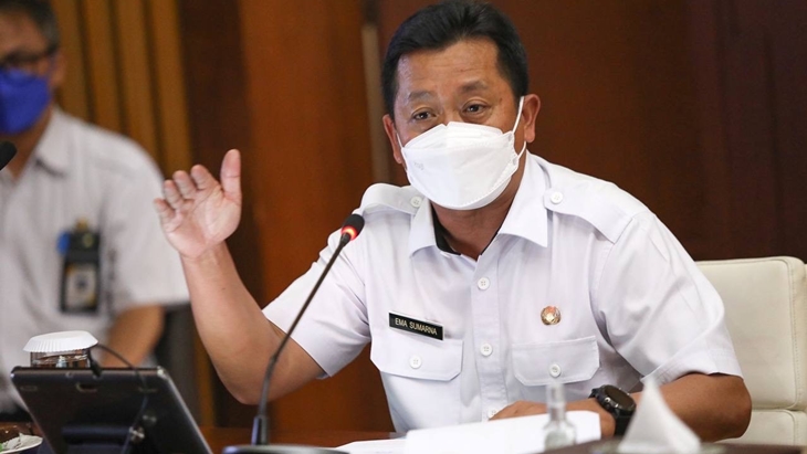   Ketua Harian Satuan Tugas Penanganan COVID-19 Kota Bandung Ema Sumarna. (Foto: MP/Humas Pemkot Bandung)