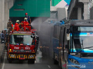 Wilayah Jakarta Disemprot Disinfektan, Ini Rekayasa Lalu Lintasnya