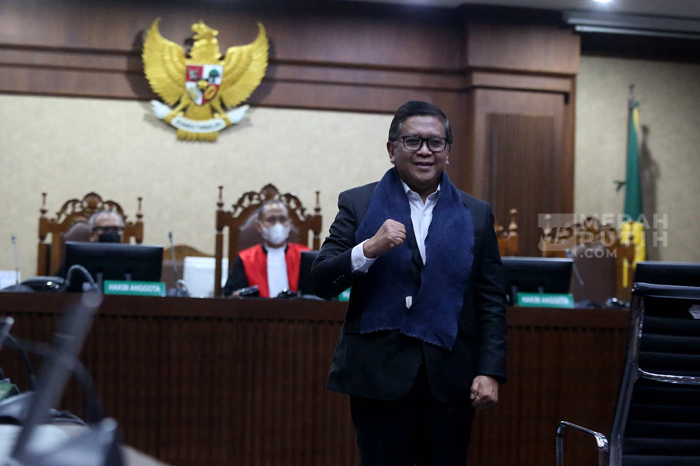 Sidang Perdana Sekjen PDI Perjuangan Hasto Kristiyanto di Pengadilan Tipikor Jakarta