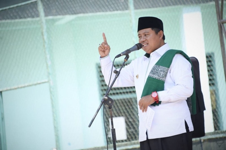 Wakil Gubernur Jawa Barat (Jabar) Uu Ruzhanul Ulum yang juga sebagai Wakil Gugus Tugas Penanganan COVID-19 Jawa Barat. (Dok Humas Pemprov Jabar)