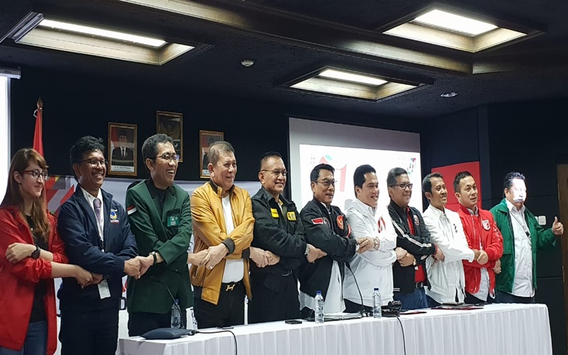 Pertemuan partai pengusung Jokowi-Ma'ruf Amin 