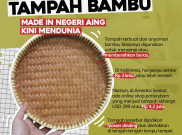 Tampah Bambu Made in Negeri Aing Kini Mendunia