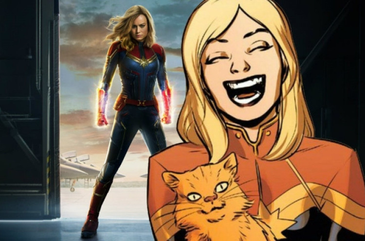 Mengenal Kucing Lucu Captain Marvel di Dalam Komik