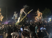 Jelang Hari Raya Nyepi, Ogoh-ogoh Hadir di Jalanan Desa Blahbatuh