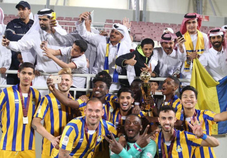 Bersama Sneijder, Pesepakbola Indonesia Bawa Klub Qatar Juara