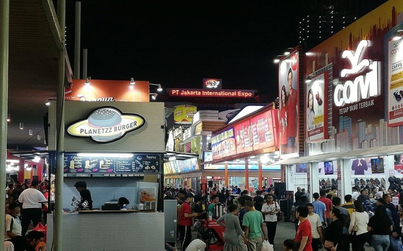 Suasana di Jakarta Fair 