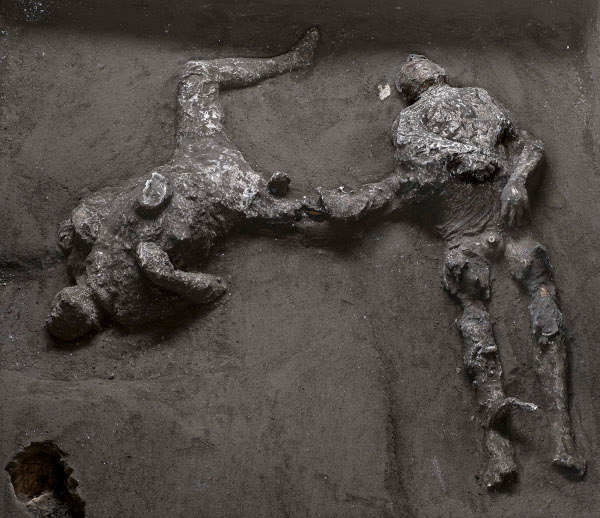 Penemuan Dua Sosok Manusia, Ungkap Aliran Kedua Piroklastik Pemusnah Peradaban Pompeii