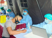 Ratusan Anggota Polda DIY Terima Vaksin COVID-19