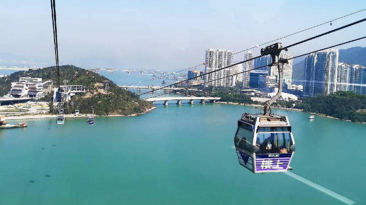 Kereta gantung Ngong Ping 360. (Instagram/@k.sutin)