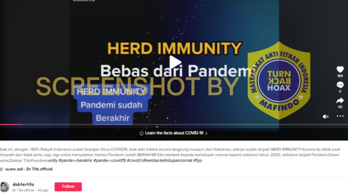 [HOAKS atau FAKTA]: Pandemi COVID-19 Sudah Berakhir
