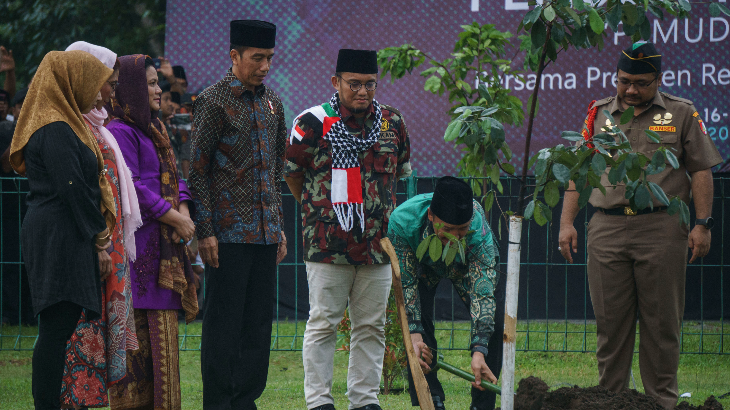Presiden Jokowi Ajak Pemuda Muhammadiyah Jaga Persatuan  