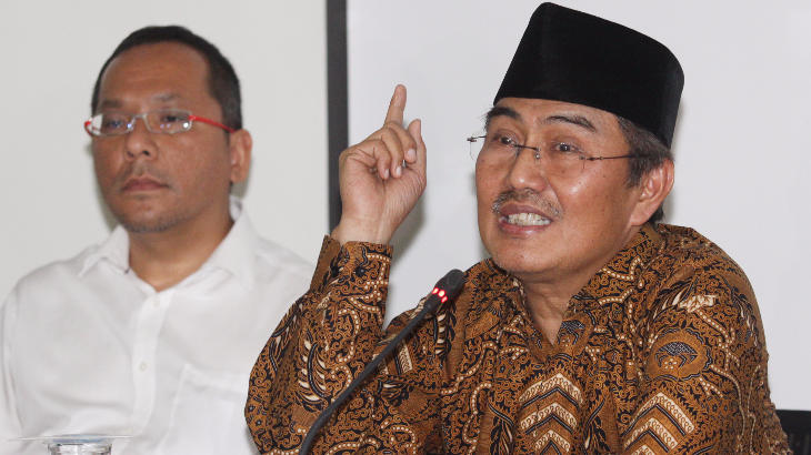 Mantan Ketua MK yang kini menjabat Ketua Umum ICMI Jimly Asshiddiqie