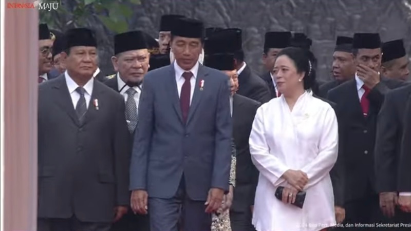 Jokowi Umbar Keakraban dengan Puan saat Momentum Peringatan Hari Kesaktian Pancasila