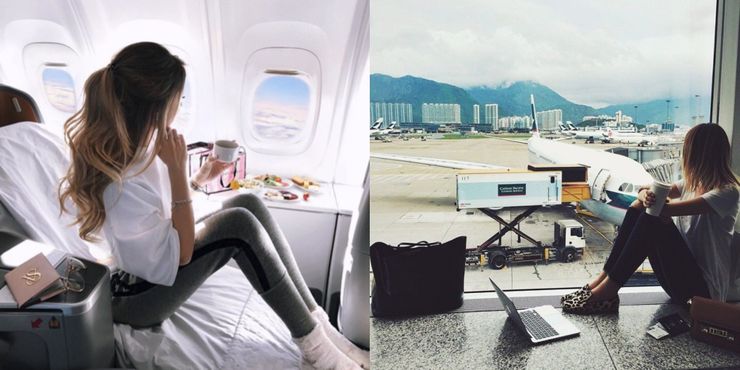 Tetap gunakan alas kaki selama di pesawat. (Foto: The Travel)