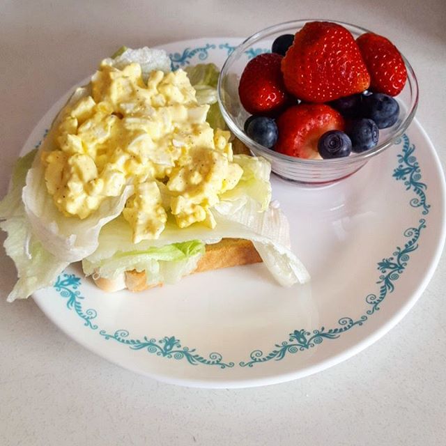Egg salad sandwich. (Instagram/annajfong)
