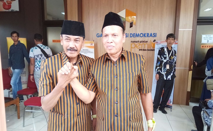 Pasangan Bajo, Calon independen di Pilwalkot Solo penuhi syarat jumlah dukungan