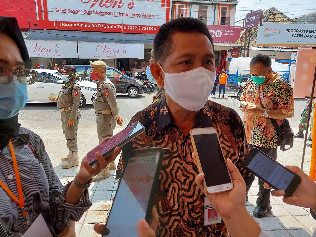 Kepala Dinas Perdagangan (Disdag) Solo, Heru Sunardi. (MP/Ismail)