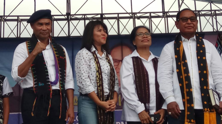 Vitkor Laiskodat dan adik Ahok Vivi Purnama