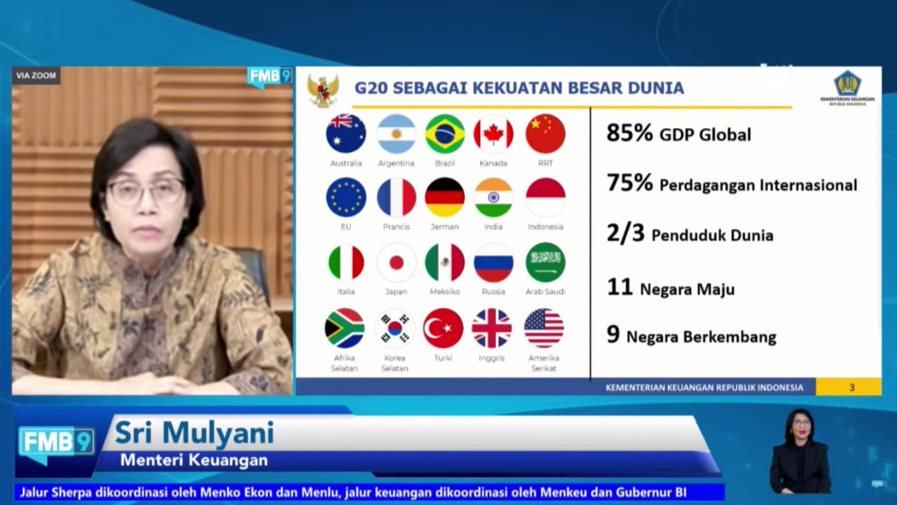 Data G20. (Foto: Antara)