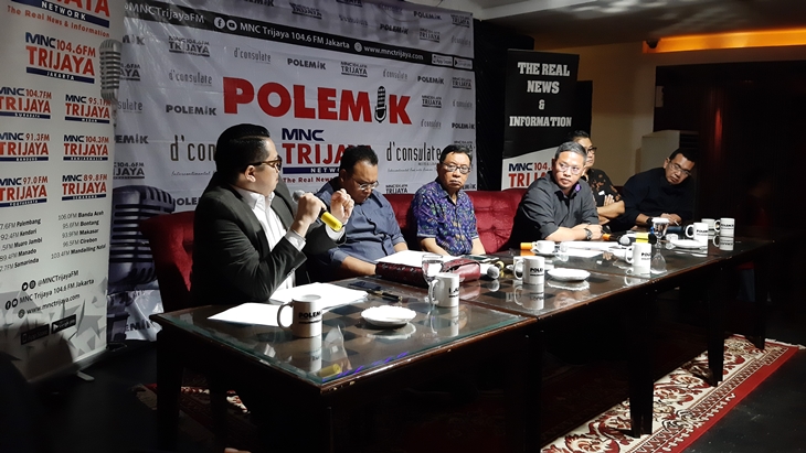Diskusi Polemik MNC Trijaya. (MP/Kanugrahan)