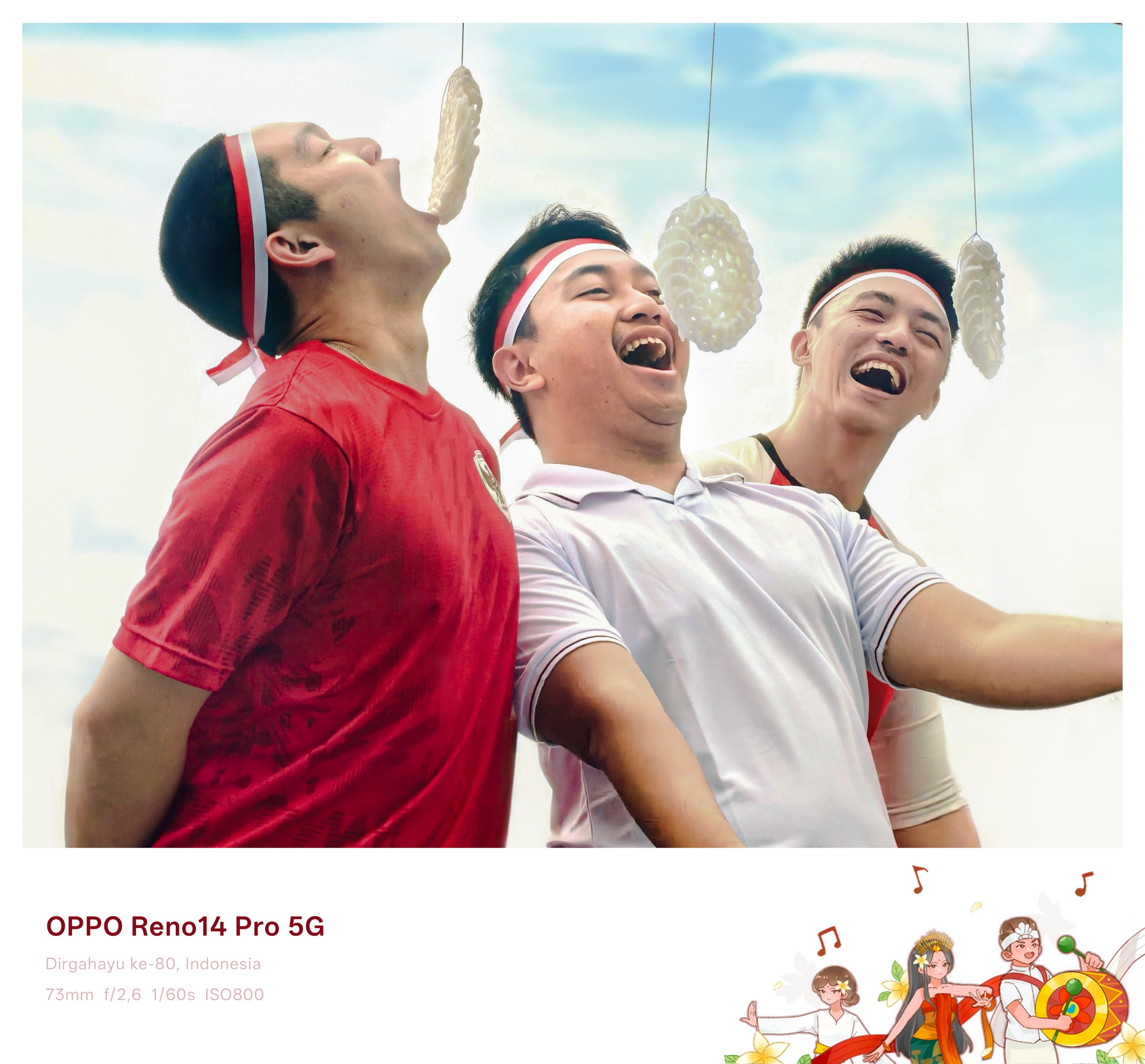 OPPO Indonesia rilis template bertema Indonesian Independence Day
