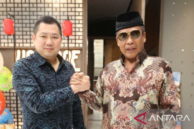 Ketua Umum Partai Persatuan Indonesia (Perindo) Hary Tanoesoedibjo bertemu Ketua Umum Partai Berkarya Muchdi PR. (Foto: Perindo)