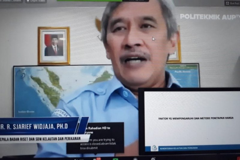 Kepala Badan Riset dan SDM KKP Sjarief Widjaja