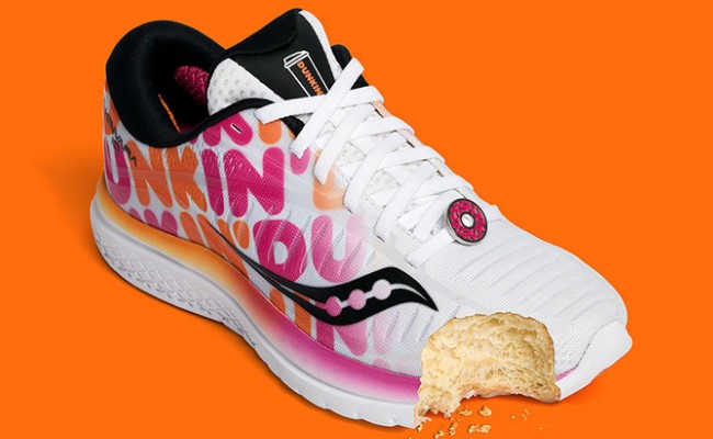 Kinvara 10, Sepatu Unik Hasil Kolaborasi Dunkin' Donuts dan Saucony 