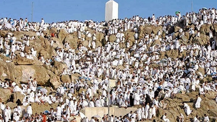 Jemaah haji wukuf di Arafah. (Foto: Net)
