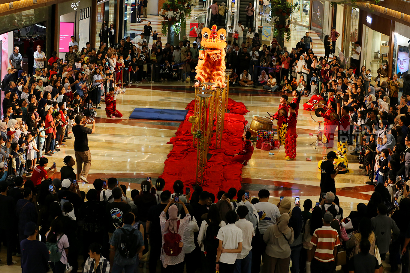 Atraksi Barongsai Meriahkan Perayaan Tahun Baru Imlek 2577 Kongzili di Jakarta