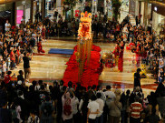 Atraksi Barongsai Meriahkan Perayaan Tahun Baru Imlek 2577 Kongzili di Jakarta