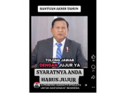 [HOAKS atau FAKTA]: Prabowo Kasih Duit Rp 50 Juta untuk Masyarakat yang Butuh Bantuan Jelang Akhir Tahun